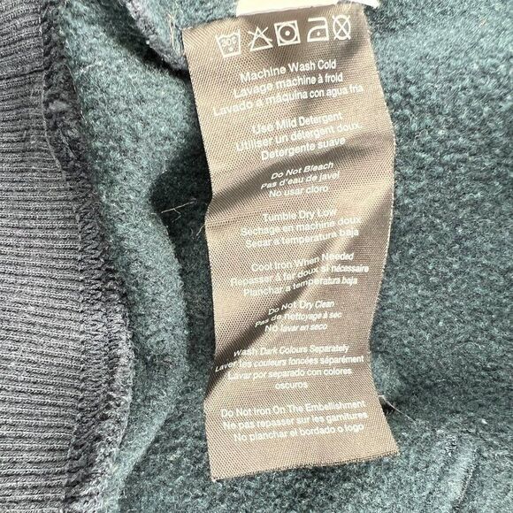 Merrell Sweatshirt Men's Size Large Blue Jungle Moc Hiking Fleece Sweater Hoodie - Picture 13 of 13